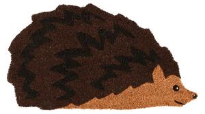Hedgehog Coir Doormat Brown