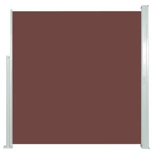 Retractable Side Awning 140 x 300 cm Brown