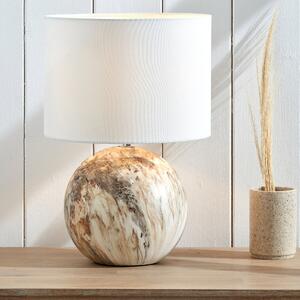Viejo Stone Effect Ceramic Table Lamp Natural
