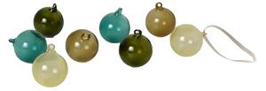 Ferm LIVING Christmas bauble small 8-pack mixed dark