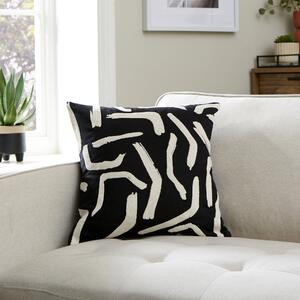Elements Wiggle Cushion Black/White