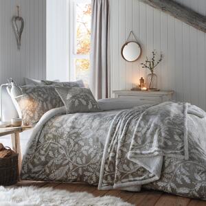 Lodge Woodland Owls Bedspread 150cm x 200cm Sage