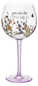 The Cottage Garden You Are The Loveliest Gin Glass MultiColoured