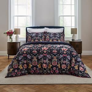 Dorma Midnight Garden Ink Duvet Cover and Pillowcase Set Ink (Blue)