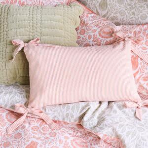 Laura Ashley Flaxley Stripe 30cm x 50cm Filled Boudoir Pink