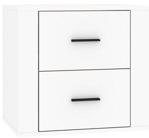 Wall-mounted Bedside Cabinet White 50x36x47 cm