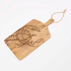 Homescapes Wooden Cutting Board Lobster Charcuterie Cheese board