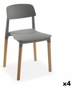 Chair Versa Grey 45 x 76 x 42 cm (4 Units)