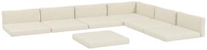 Outsunny Outdoor Replacement Seat Cushions for Rattan Furniture, 7 Seat Cushions and 7 Back Cushions for Patio Conversation Set