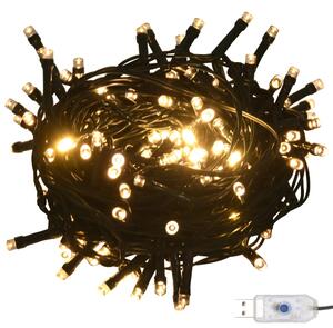 120 Piece Christmas Ball Set with Peak and 300 LEDs Gold&Bronze