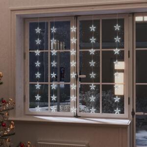 LED Star Curtain Fairy Lights 200 LED Cold White 8 Function