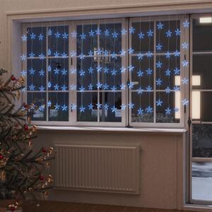 LED Star Curtain Fairy Lights 500 LED Blue 8 Function