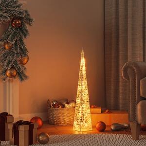 Christmas Light Cone 30 LEDs Warm White 60 cm Acrylic