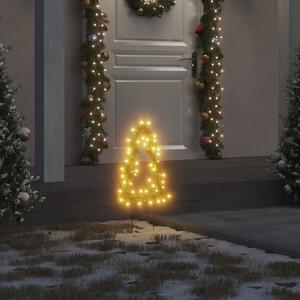 Christmas Light Decorations with Spikes 3 pcs Tree 50 LEDs 30 cm