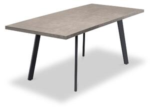 Parker Grey Concrete Effect Extending Dining Table for 6 | Roseland