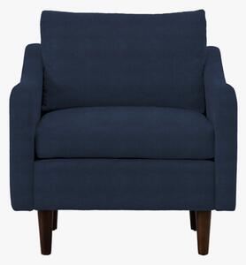 Chummy Armchair in a Box in Oxford Blue