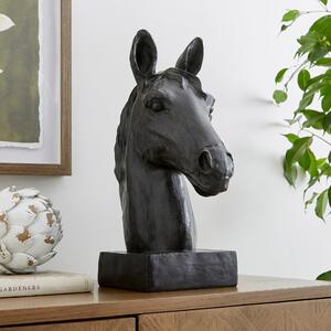 Dorma Horse Head Ornament Black