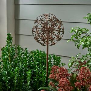 Metal Allium Flower Stake