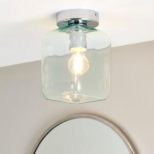 Lucia Green Bathroom Flush Ceiling Light