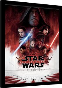 Framed poster Star Wars The Last Jedi - One Sheet