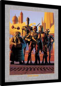 Framed poster Star Wars - Bounty Hunters