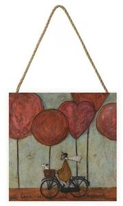 Sam Toft - Love Is All Around Wooden Art