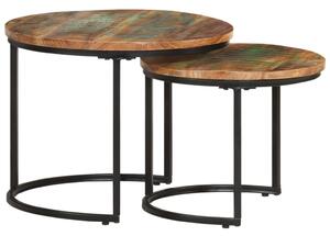 Nesting Tables 2 pcs Solid Reclaimed Wood