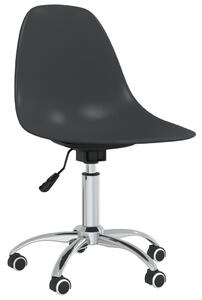 Swivel Office Chair Light Grey PP