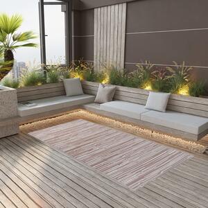 Outdoor Rug Taupe 140x200 cm PP