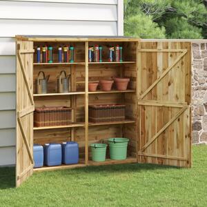 Garden Tool Shed 163x50x171 cm Solid Wood Pine