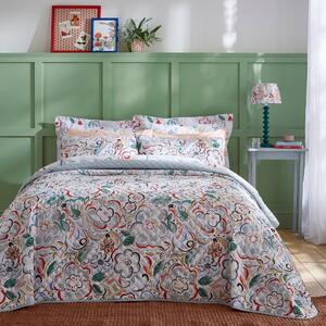 Heart and Soul Ayva Floral Bedspread MultiColoured