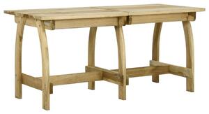 Garden Table 160x74x75 cm Impregnated Pinewood