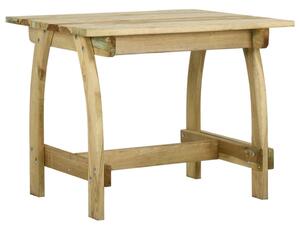 Garden Table 110x74x75 cm Impregnated Pinewood