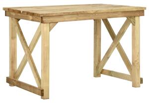Garden Table 110x79x75 cm Impregnated Pinewood