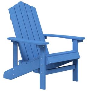 Garden Adirondack Chair HDPE Aqua Blue