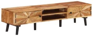 TV Cabinet 145x35x35 cm Solid Acacia Wood