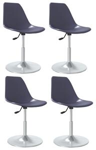 Swivel Dining Chairs 4 pcs Lila PP