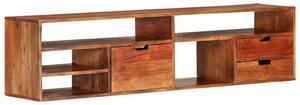 TV Cabinet 140x30x35 cm Solid Acacia Wood