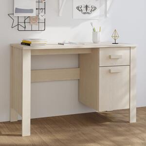 Desk Honey Brown 113x50x75 cm Solid Wood Pine