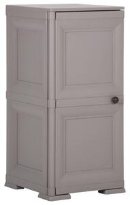Plastic Cabinet 40x43x85.5 cm Wood Design Grey