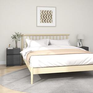 Bedside Cabinets 2 pcs Grey 40x31x50 cm Solid Pinewood