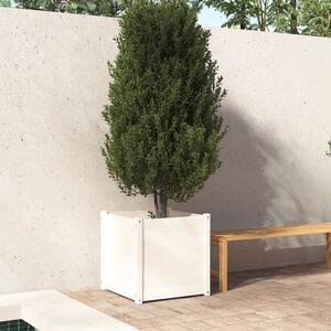 Garden Planter White 60x60x60 cm Solid Pinewood