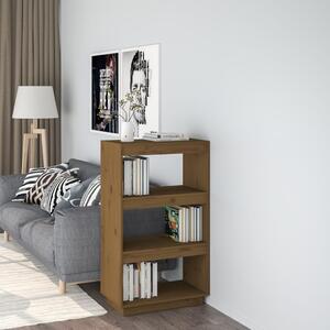 Book Cabinet/Room Divider Honey Brown 60x35x103 cm Solid Wood Pine