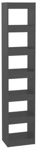 Book Cabinet/Room Divider Black 40x30x198 cm