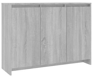 Sideboard Grey Sonoma 102x33x75 cm Engineered Wood
