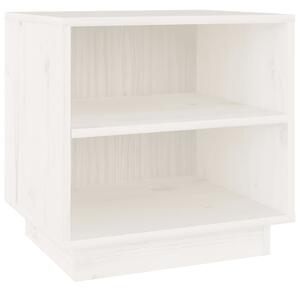 Bedside Cabinet White 40x34x40 cm Solid Wood Pine