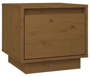 Bedside Cabinet Honey Brown 35x34x32 cm Solid Wood Pine