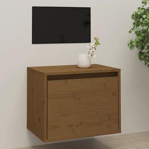 Wall Cabinet Honey Brown 45x30x35 cm Solid Pinewood