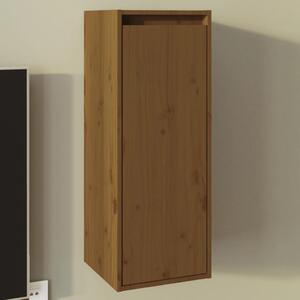 Wall Cabinet Honey Brown 30x30x80 cm Solid Wood Pine
