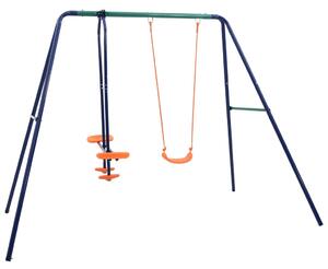 Swing Set with 3 Seats Steel